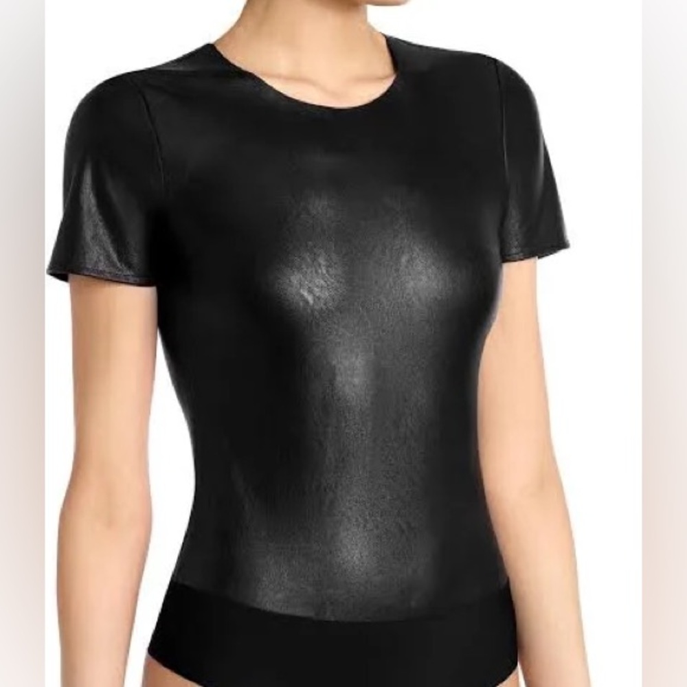 Black Short Sleeve Bodysuit